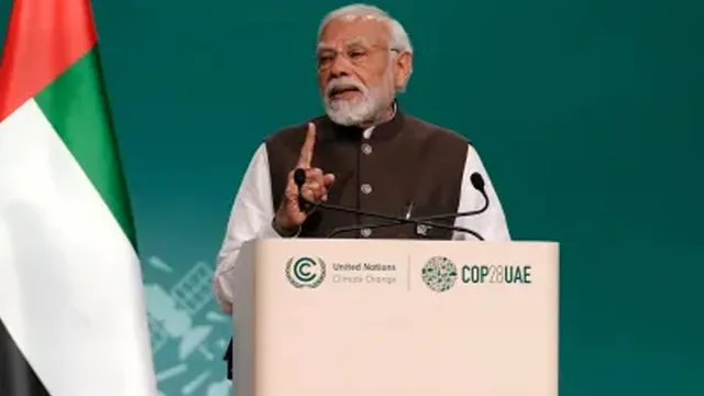 ଦୁବାଇରେ ଆୟୋଜିତ ବିଶ୍ୱ ଜଳବାୟୁ ଶିଖର ସମ୍ମିଳନୀରେ ପ୍ରଧାନମନ୍ତ୍ରୀ । ମୋଦୀ କହିଲେ, ଜଳବାୟୁ ପରିବର୍ତନ ସମସ୍ୟା ମୁକାବିଲା ଆବଶ୍ୟକ ମିଳିତ ସହଯୋଗ