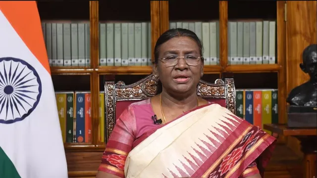 ଗଣତନ୍ତ୍ର ଦିବସ ଉପଲକ୍ଷେ ଦେଶବାସୀଙ୍କୁ ରାଷ୍ଟ୍ରପତିଙ୍କ ସମ୍ବୋଧନ । ରାମ ମନ୍ଦିର ସମେତ ଦେଶର ସଫଳତା ବଖାଣିଲେ ଦ୍ରୌପଦୀ ମୁର୍ମୁ ।