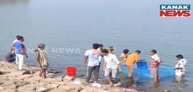 ସେତୁ ଯୋଜନାରେ ବାଲିମେଳା ଜଳଭଣ୍ଡାରରେ ଜାଆଁଳ ଛାଡ଼ୁଛି ପ୍ରଶାସନ । ଜଳଭଣ୍ଡାରରୁ ମାଛ ବିକ୍ରି କରି ସ୍ୱାବଲମ୍ବୀ ହେଉଛନ୍ତି ମତ୍ସ୍ୟଜୀବୀ