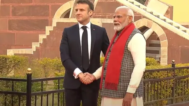 ରାଜସ୍ଥାନରେ ପହଁଚିଲେ ଫ୍ରାନ୍ସ ରାଷ୍ଟ୍ରପତି । ଜୟପୁରରେ ମୋଦୀ-ମାକ୍ରନ କଲେ ରୋଡ ଶୋ