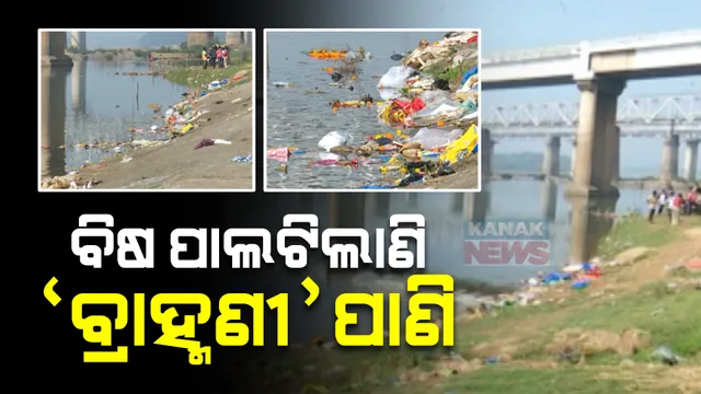 ବିଷ ପାଲଟିଛି ବ୍ରାହ୍ମଣୀର ପାଣି: ସହରର ଆବର୍ଜନା ସାଙ୍ଗକୁ କାରଖାନା ବର୍ଜ୍ୟବସ୍ତୁ ମିଶି ନଦୀ ହେଉଛି ପ୍ରଦୂଷିତ 