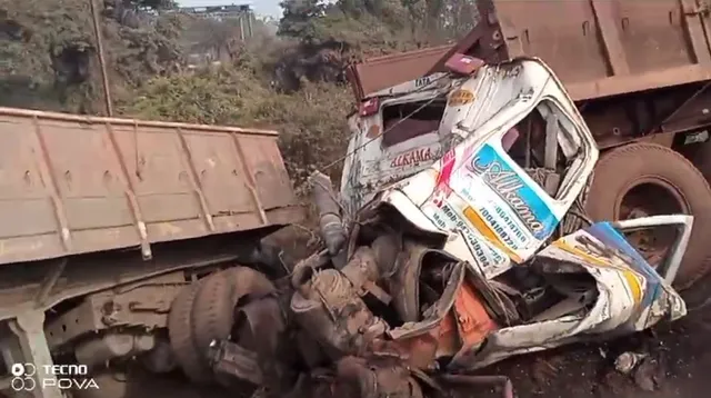 କେନ୍ଦୁଝର ଜାତୀୟ ରାଜପଥରେ ସିରିଜ୍ ଟ୍ରକ୍ ଦୁର୍ଘଟଣା । ଜଣେ ଡ୍ରାଇଭର ମୃତ, ଦୁଇଜଣ ଗୁରୁତର ଆହତ ।