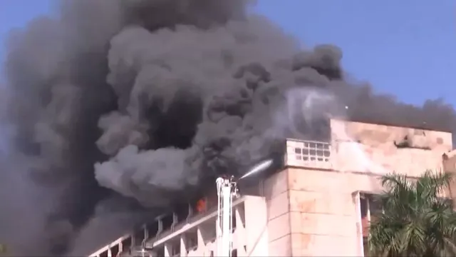 ଭୋପାଲ ସଚିବାଳୟରେ ଭୟଙ୍କର ଅଗ୍ନିକାଣ୍ଡ । ଅନେକ ଗୁରୁତ୍ୱପୂର୍ଣ୍ଣ ଦସ୍ତାବିଜ ପୋଡି ପାଉଁଶ