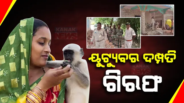 ଆତ୍ମସମର୍ପଣ କଲେ ବିବାଦୀୟ ୟୁଟ୍ୟୁବର ଦମ୍ପତ୍ତି । ବନବିଭାଗ ନିକଟରେ ହାଜର ହେଲେ ମୋନାଲିସା ଭଦ୍ର ଓ ସ୍ୱାମୀ ବଦ୍ରି ନାରାୟଣ ।