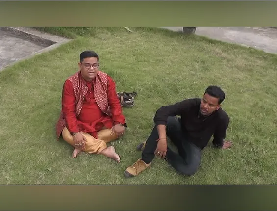 ଶ୍ରୀ ଜଗନ୍ନାଥ ଭକ୍ତିରେ ଦୁଇ ଭାଇ  । ଜଣାଣ ଗାଇ ଭକ୍ତି ଅର୍ଘ୍ୟ ବାଢିଲେ ନିଆଳିର କାଳି ପ୍ରସନ୍ନ ଏବଂ ଶକ୍ତି ପ୍ରସନ୍ନ ।