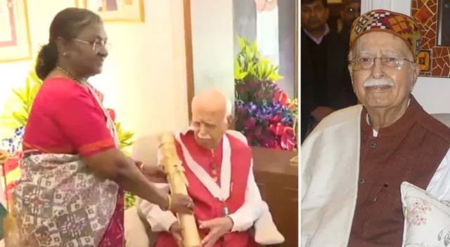 ରାଷ୍ଟ୍ରପତି ଘରକୁ ଯାଇ ଆଡଭାଣୀଙ୍କୁ ‘ଭାରତ ରତ୍ନ’ ସମ୍ମାନରେ କଲେ ସମ୍ମାନିତ । ପ୍ରଧାନମନ୍ତ୍ରୀ ମୋଦୀ ଥିଲେ ଉପସ୍ଥିତ ।