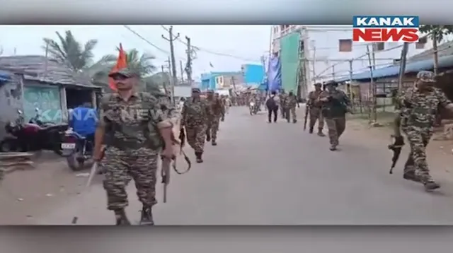 ରାମନବମୀ ପାଇଁ ଭଦ୍ରକରେ ପୋଲିସର ଫ୍ଲାଗମାର୍ଚ୍ଚ । ଉତ୍ସବ ଦିନ ପୁରା ଅଞ୍ଚଳରେ ମୁତୟନ ହେବେ ୩୭ ପ୍ଲାଟୁନ୍ ଫୋର୍ସ ।