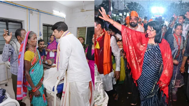 ଭୁବନେଶ୍ୱରରେ ଜମୁଛି ପ୍ରଚାର: ଭିଜିଲେ ଅପରାଜିତା, ରୋଗୀଙ୍କୁ ଭେଟିଲେ ମନ୍ମଥ