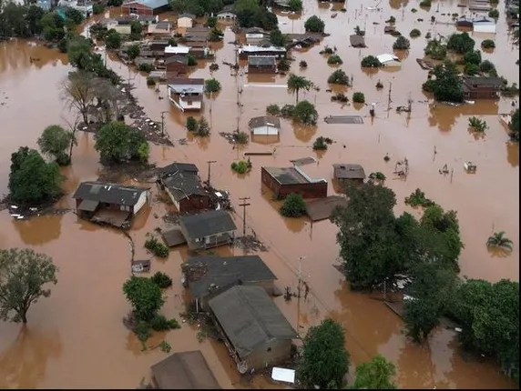 ବ୍ରାଜିଲରେ ଭୟଙ୍କର ବନ୍ୟା, ୫୬ମୃତ । ଚିନ୍ତା ବଢାଇଲା ପାଣିପାଗ ବିଭାଗର ପୂର୍ବାନୁମାନ