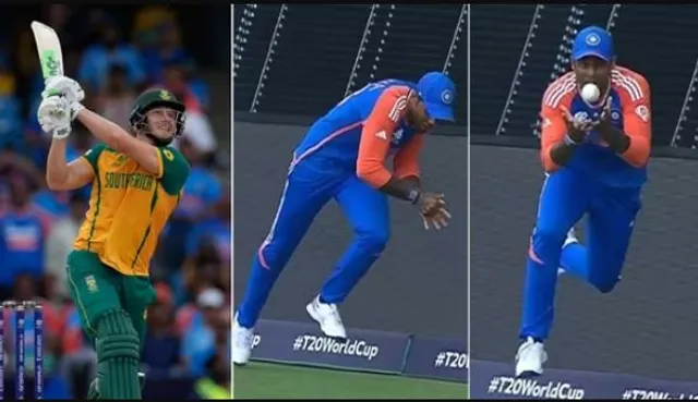 ସୂର୍ଯ୍ୟଙ୍କ କ୍ୟାଚ୍ କଲା କମାଲ । ଟି- ୨୦ ବିଶ୍ୱକପ୍ ଫାଇନାଲରେ ସୂର୍ଯ୍ୟ କୁମାର ଯାଦବଙ୍କ କ୍ୟାଚ୍ ଭାରତକୁ ଦେଖାଇଲା ବିଜୟର ବାଟ ।