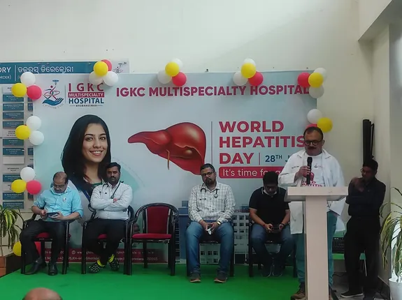 ଆଇଜିକେସି ହସ୍ପିଟାଲ ପକ୍ଷରୁ ବିଶ୍ଵ ହେପାଟାଇଟିସ୍ ଦିବସ ପାଳିତ ।