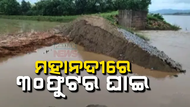 ମହାନଦୀରେ ୩୦ଫୁଟର ଘାଇ ; ବୌଦ୍ଧ କେନ୍ଦ୍ରୀୟ ବିଦ୍ୟାଳୟ ନିକଟରେ ଅନେକ ଅଞ୍ଚଳ ଜଳମଗ୍ନ