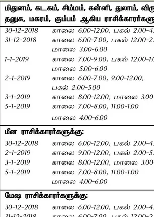 /idhalgal/balajothidam/week-opportune-day-and-time-30-12-2018-5-1-2019