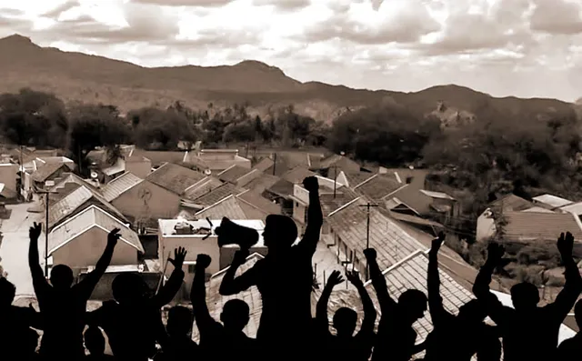 The first protest of the hill people