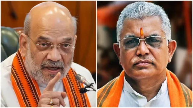Shah meets BJP public representatives in Kolkata, invites 'backbencher' Dilip  Ghosh for talks