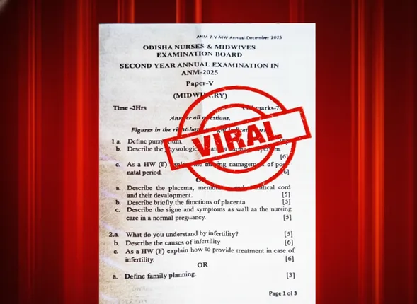 ANM exam postponed indefinitely after question paper leak