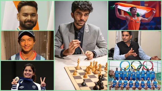 sports year ender 2024 collage