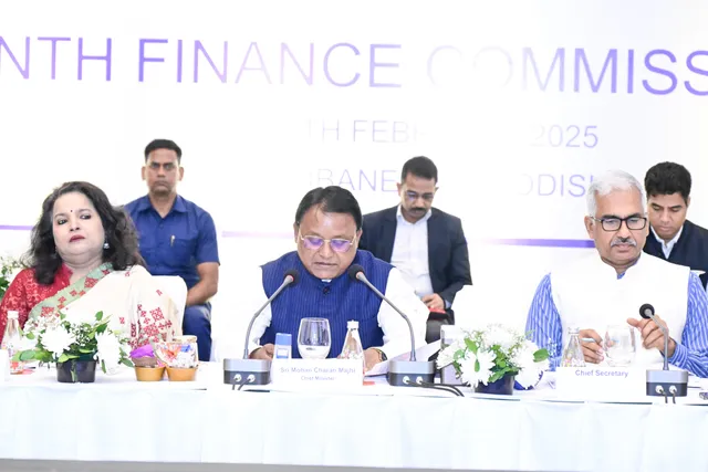 ODISHA CM MEETING WITH FINANCE COMMISSION