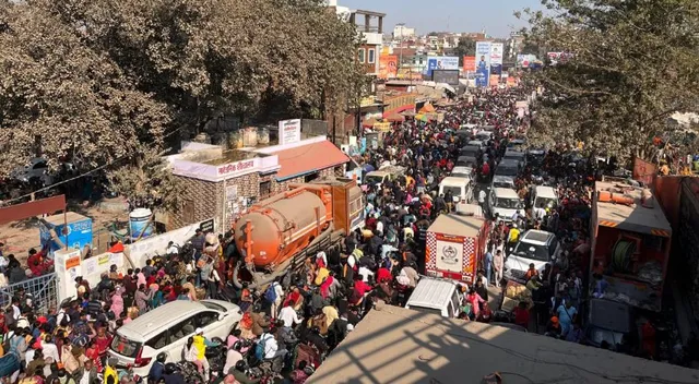 traffic jam kumbh mela