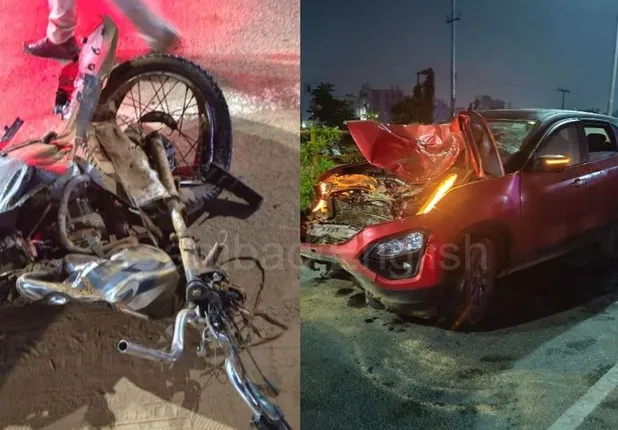 bhubaneswar car bike accident photo