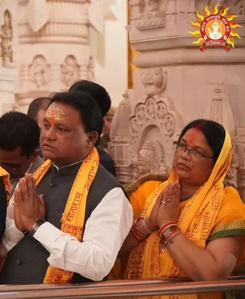 Mohan Majhi at Ayodhya