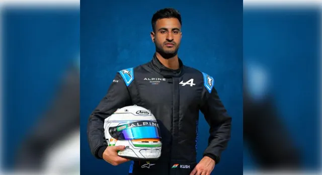 Formula 1 driver Kush maini