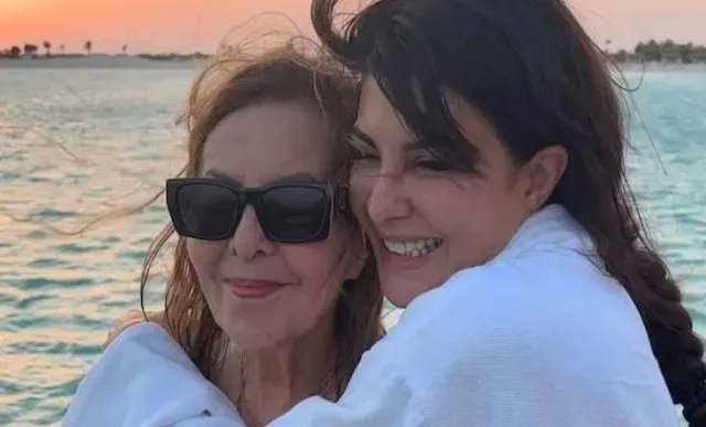 Jacqueline with mom