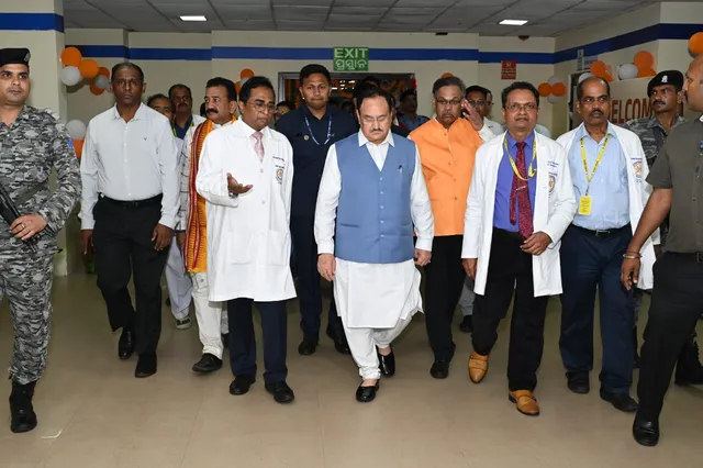Union Minister Nadda at BBSR AIINS