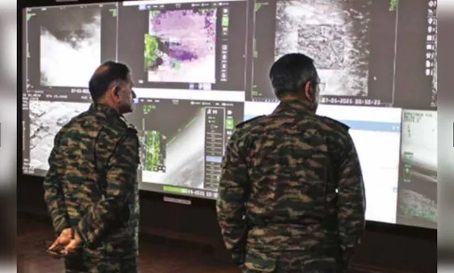 defence chief at war room