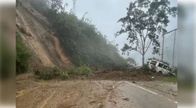 landslide in arunachal