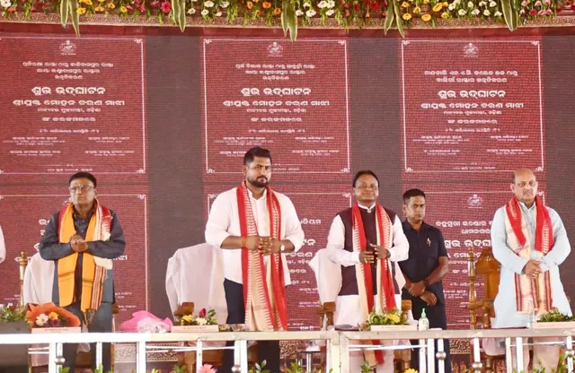 CM Mohan majhi at Bhadrak