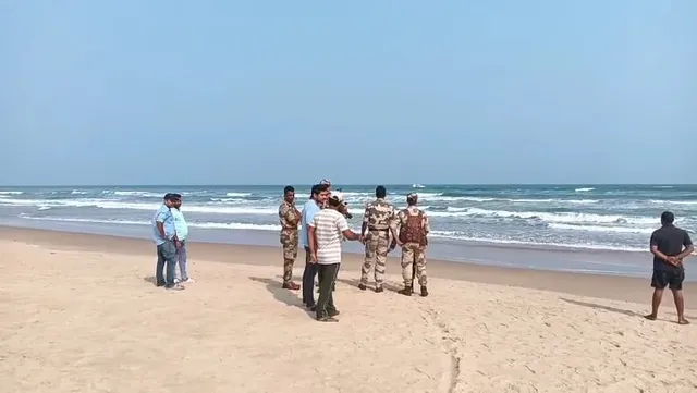 rescue operation in Paradip beach