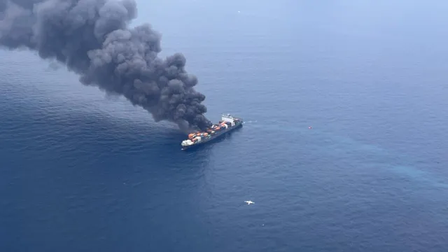 cargo ship off kerala coast