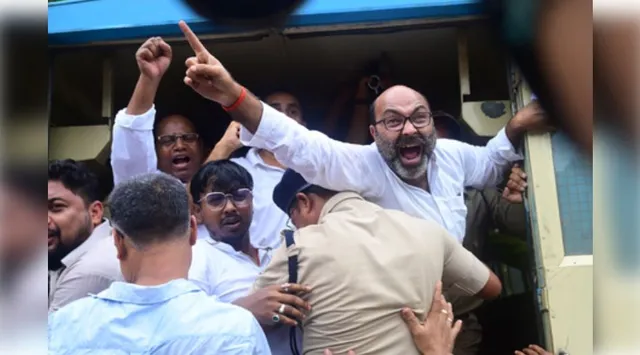 Congress protest over gangrape