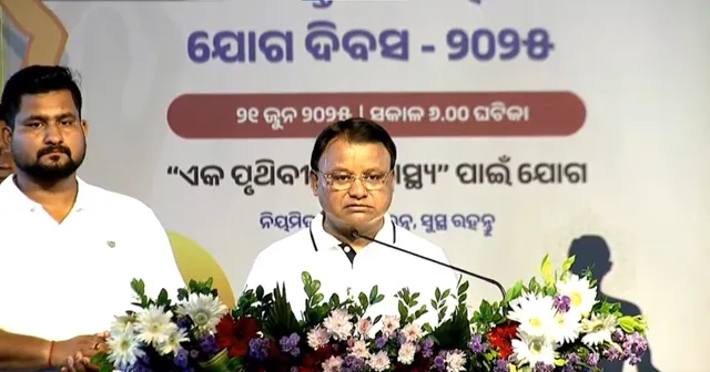 Mohan Majhi-Yoga Day