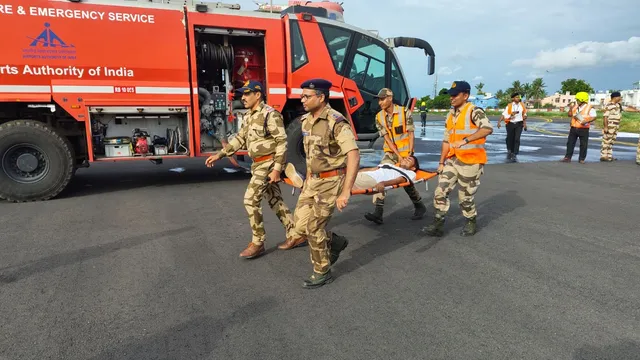 live drill at Bhubaneswar Airport