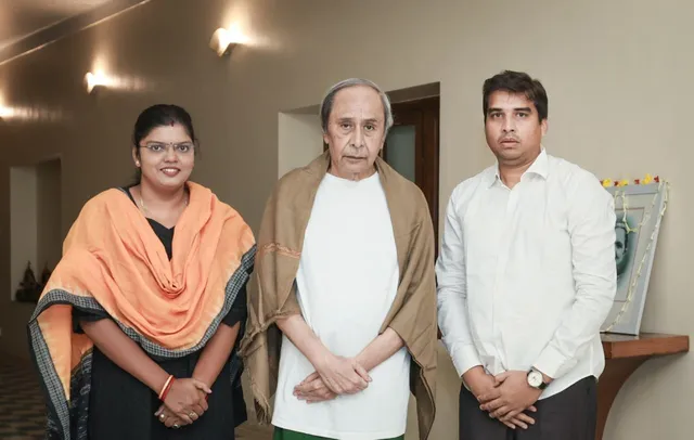 Ipsita and chinmaya with Naveen