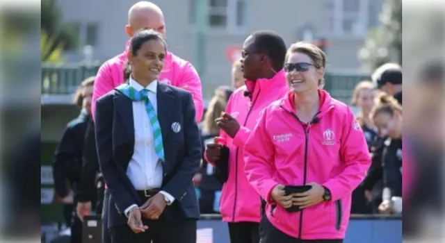 women cricket official