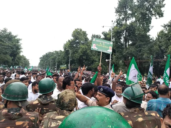 BJD protest1