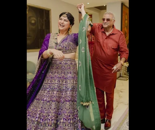 Anshula with Boney Kapoor