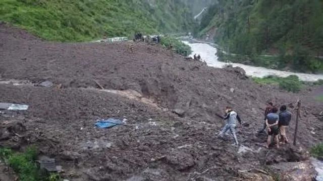 landslide in nepal