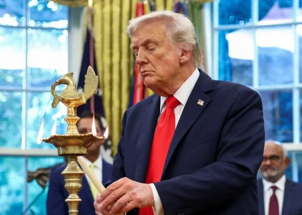 trump diwali