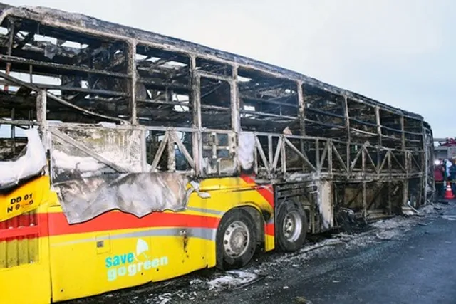 bus fire