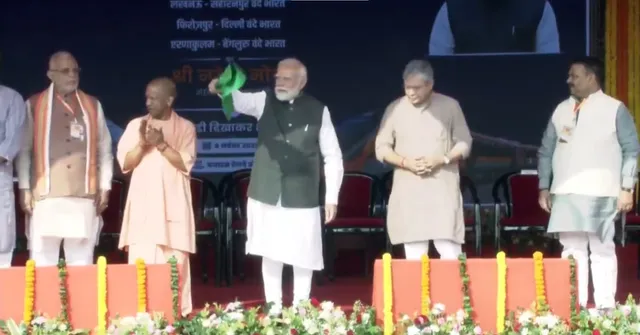 Modi flags off Vande Bharat trains