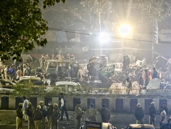 road congestion after red fort blast