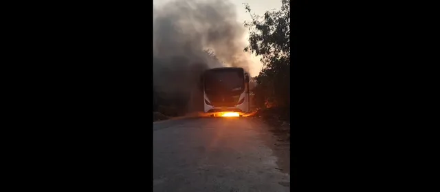 bus fire