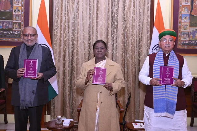 President Droupadi Murmu released the Constitution of India in the Santhali language at a function held at Rashtrapati Bhavan