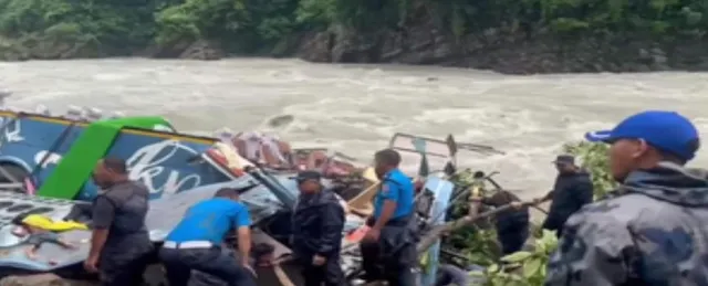 bus acccident in Nepal