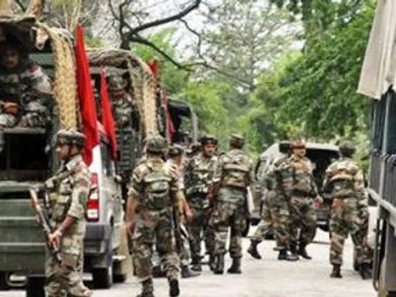 Army conducts flag march in Assam's troubled district