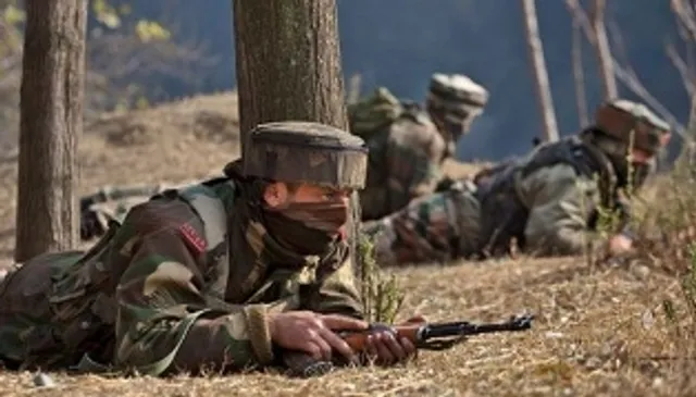 Security forces battle guerrillas in Kashmir